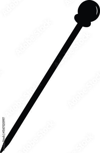 toothpick on white background.eps