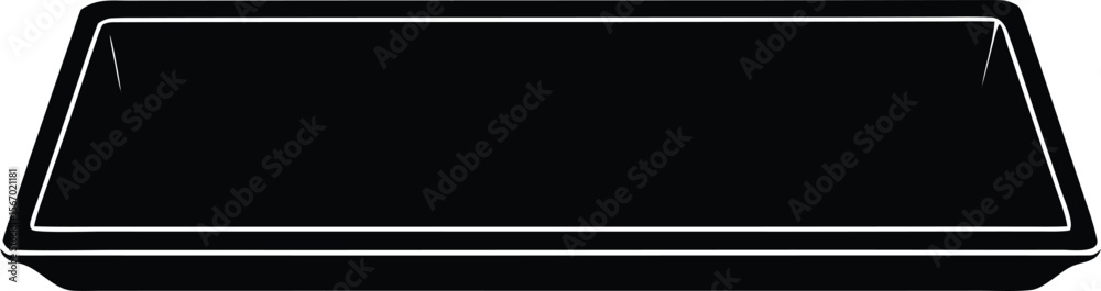 Obraz premium tray on white background.eps