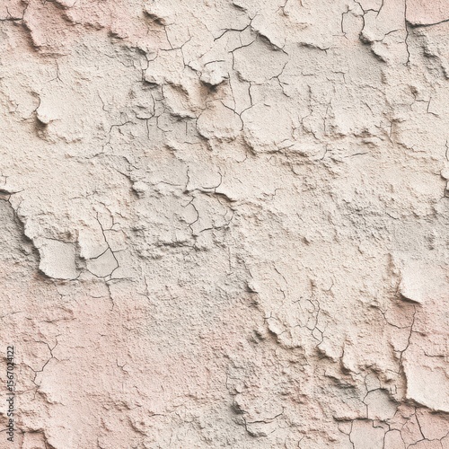 Flaky pastel wall texture with faded pink highlights