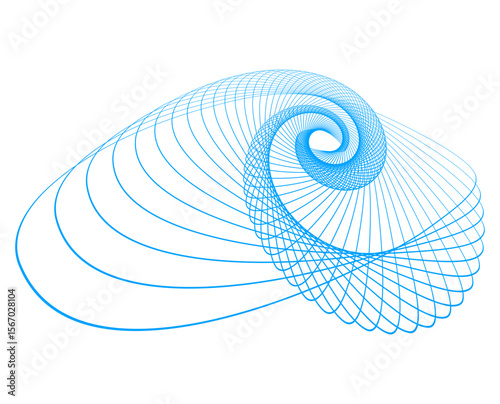Design for Cosmetics, Skincare, Beauty, Spa, Wellness for Banner, Web-design, Brochure, package. Icon, Logo, and Background made of Circular Dots, Lines, and Spirals. Patterns Vector Illustration