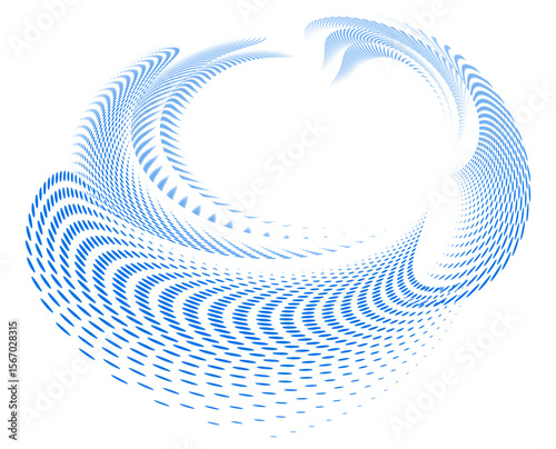 Design for Cosmetics, Skincare, Beauty, Spa, Wellness for Banner, Web-design, Brochure, package. Icon, Logo, and Background made of Circular Dots, Lines, and Spirals. Patterns Vector Illustration