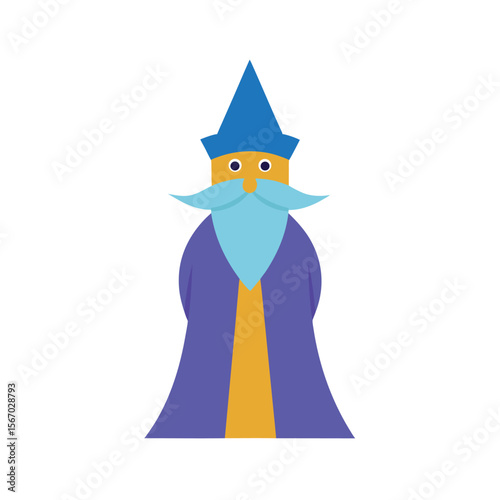 Colorful Merlin Bird Flying Illustration