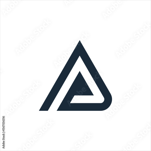 Abstract initial letter A logo design. Icon for luxury, elegant and simple business Vector