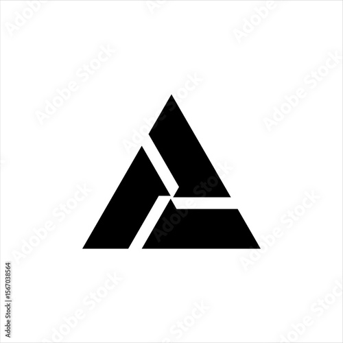 Abstract initial letter A logo design. Icon for luxury, elegant and simple business Vector