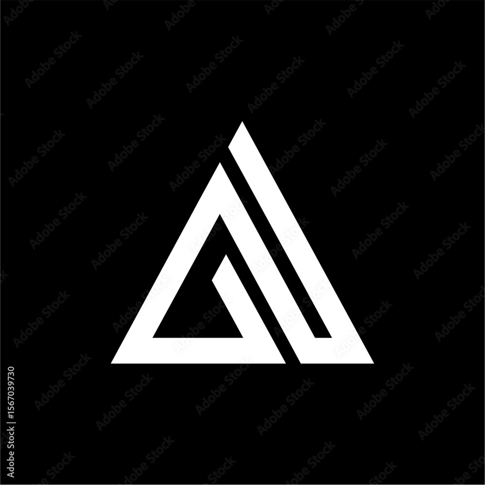 Abstract initial letter A logo design. Icon for luxury, elegant and simple business Vector Abstract initial letter A logo design. Icon for luxury, elegant and simple business Vector