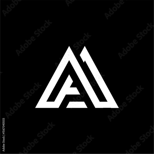 Abstract initial letter A logo design. Icon for luxury, elegant and simple business Vector