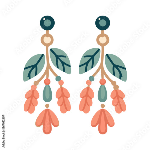 earring illustration design