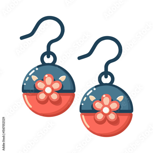 earring illustration design