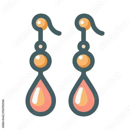 earring illustration design