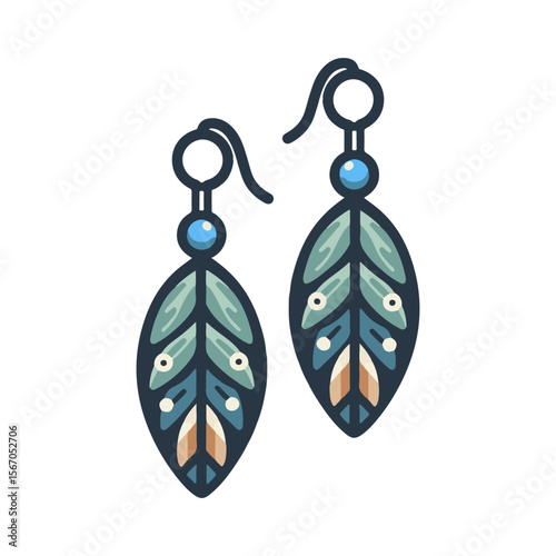earring illustration design