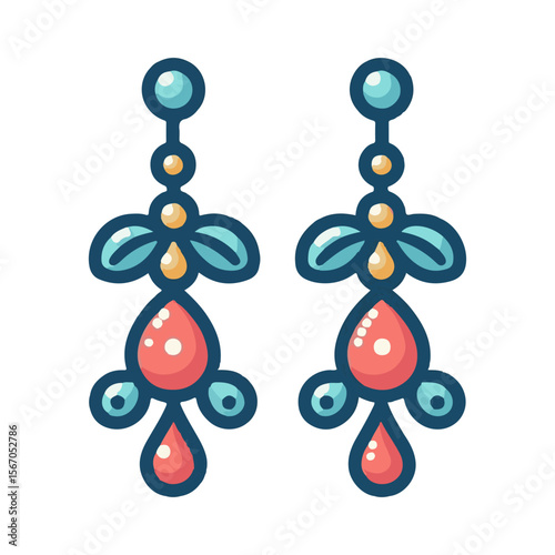 earring illustration design
