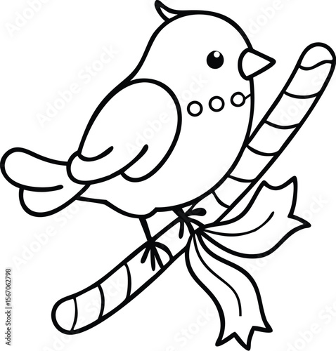 christmas coloring pages, illustration, for kids. winter coloring pages