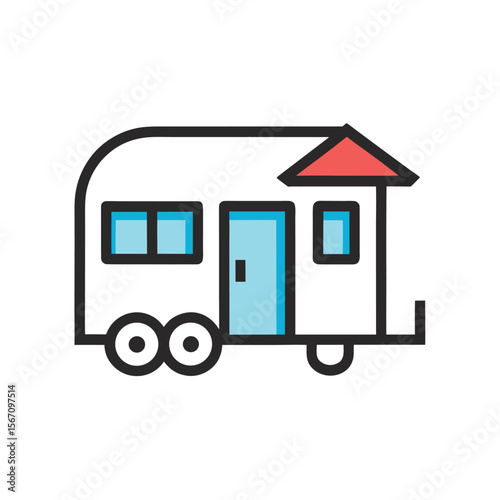 Mobile dwelling icon