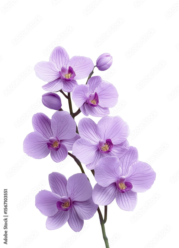 Orchid blooms in floral beauty nature isolated on transparent background Orchid blooms in floral beauty nature isolated on transparent background