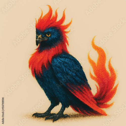illustration of a red cardinal