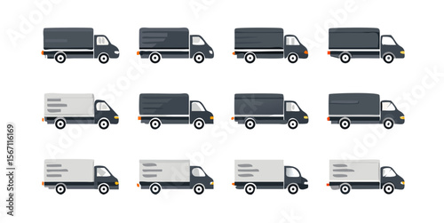 Explore various delivery trucks and transport vehicles for logistics solutions needs