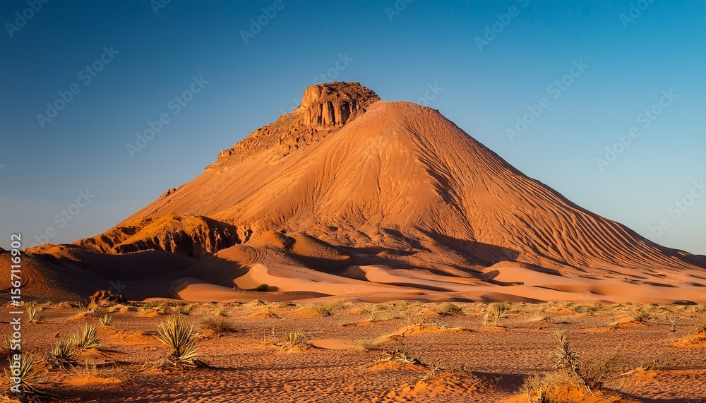 Naklejka premium mountain in desert
