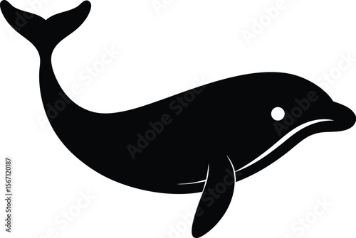 whale icon silhouette on white background (1).eps