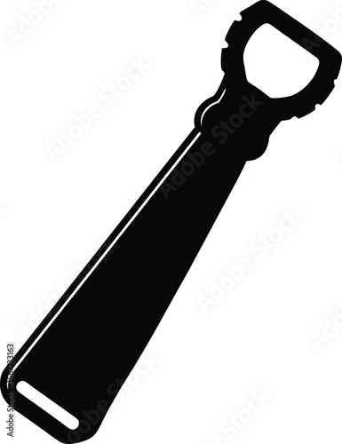 bottle opener on white background.eps
