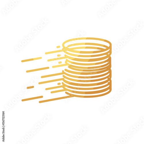 

Modern vector for finance, banks, or apps.