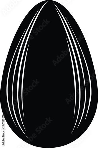boiled egg on white background.eps