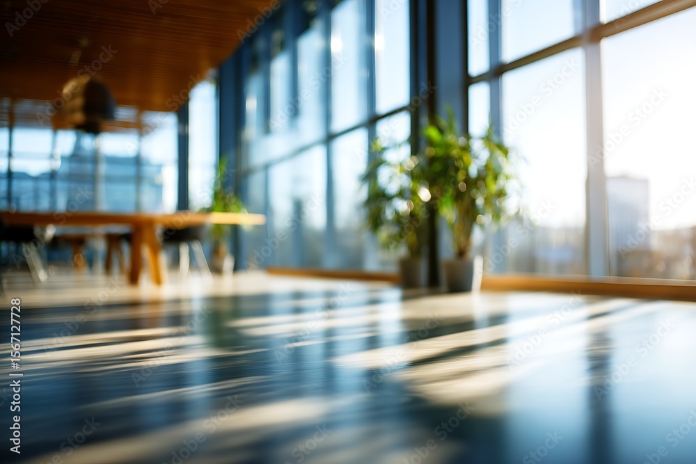 Bright, modern sustainable Office Interiors with Natural Light and Greenery Bright, modern sustainable Office Interiors with Natural Light and Greenery