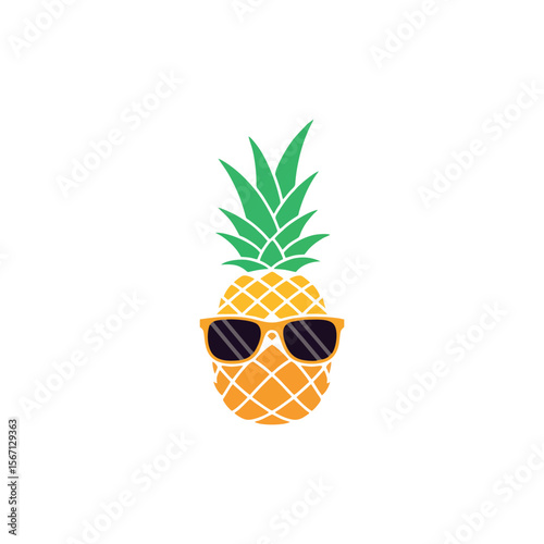 vector illustration of pineapple