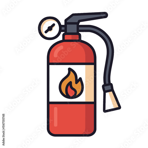 Fire Extinguisher Illustration