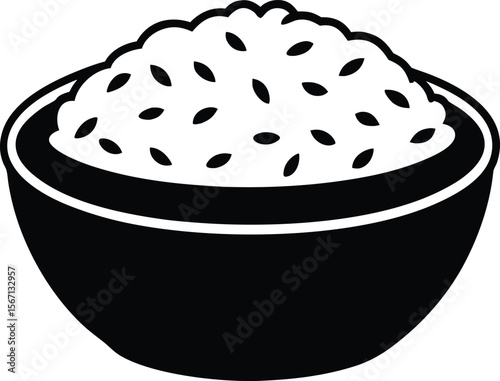 risotto on white background.eps