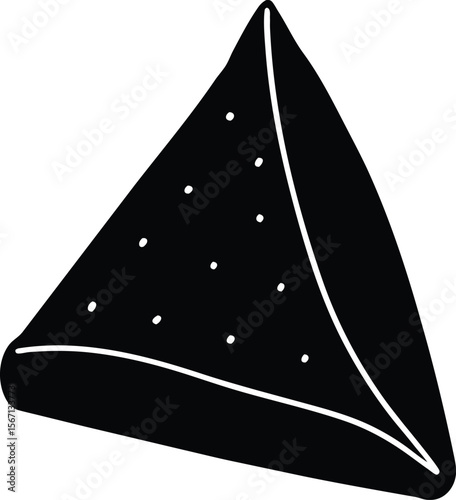 samosa on white background.eps