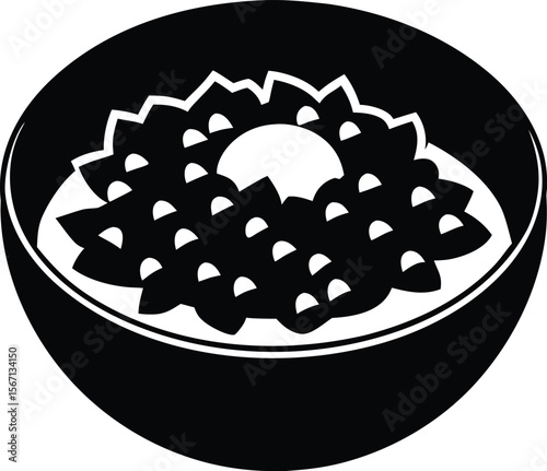 scrambled eggs on white background.eps