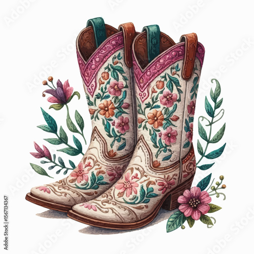 Cow girl boots 