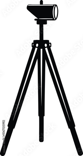 tripod on white background.eps
