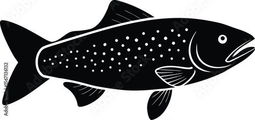 trout on white background.eps