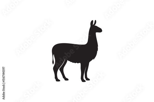 Llama silhouette.