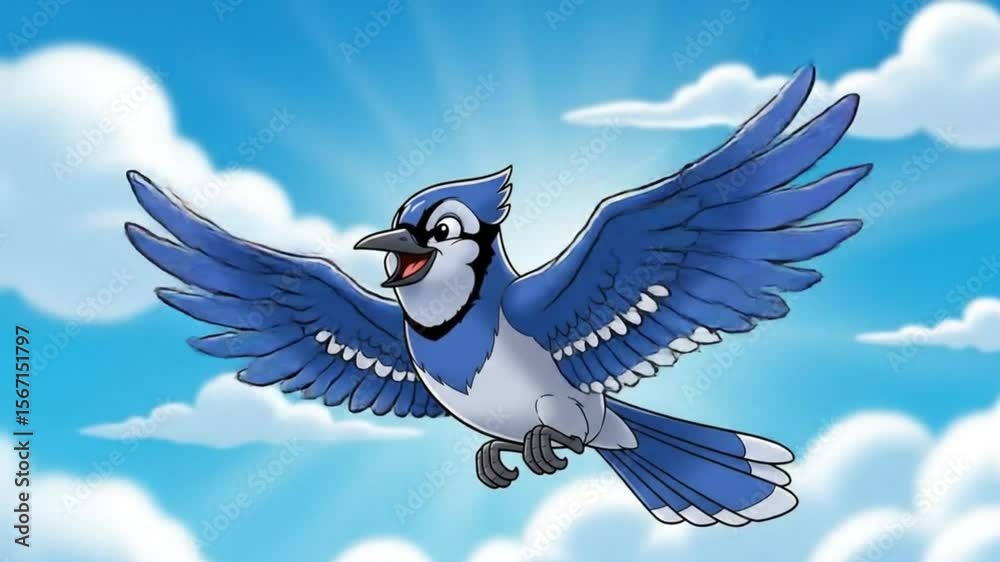 White dove flying freely in the blue sky representing peace and nature.