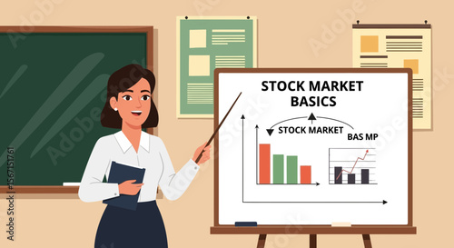 Explaining Stock Market Basics in a Classroom Setting with a Presentation