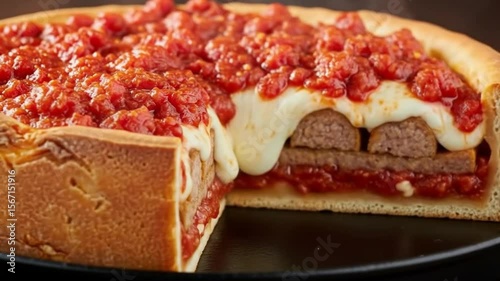 baked  pie pizza being cut into pieces