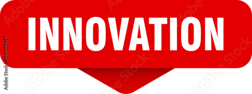 innovation sticker. innovation sign on transparent background