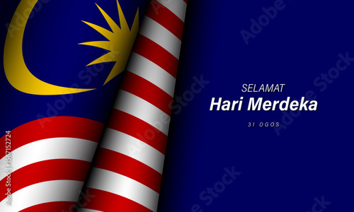 Malaysia Independence Day Background Design.