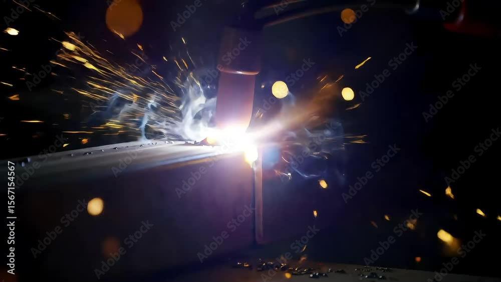 Welding Torch Ignition – Arc Sparks Macro