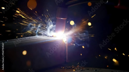 Welding Torch Ignition – Arc Sparks Macro