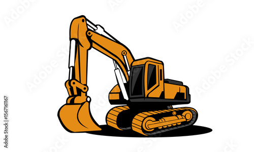 excavator vector.eps