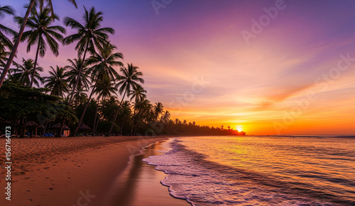 Tropical Sunset Serenity