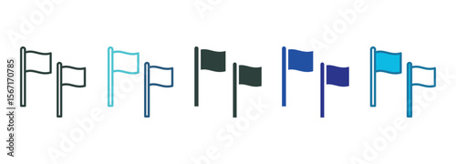 Define Icon Set Multiple Style Of