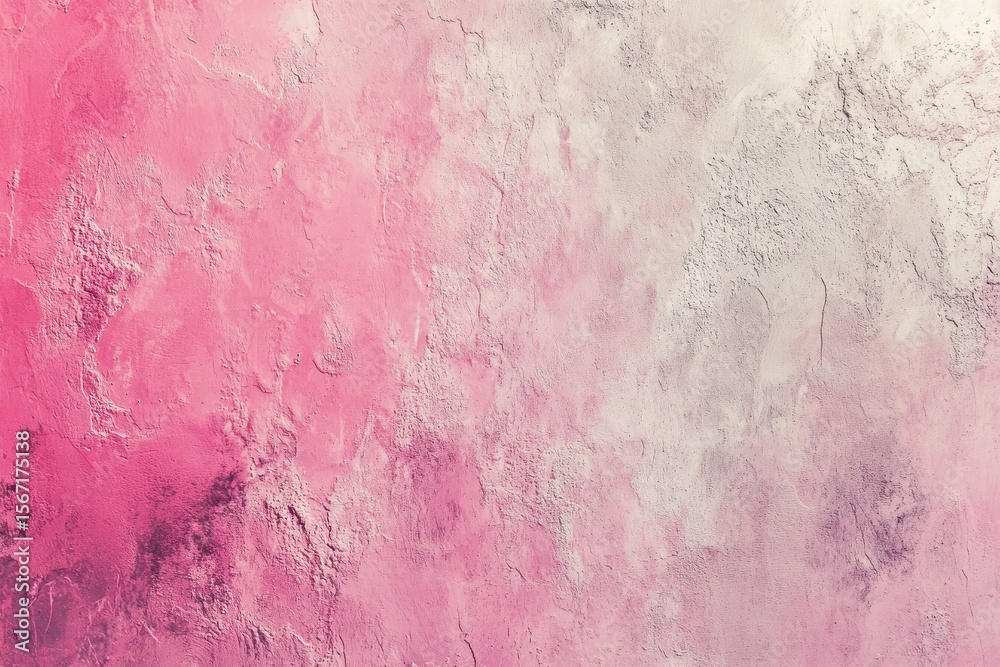 Fototapeta premium Pink and gray textured concrete wall background