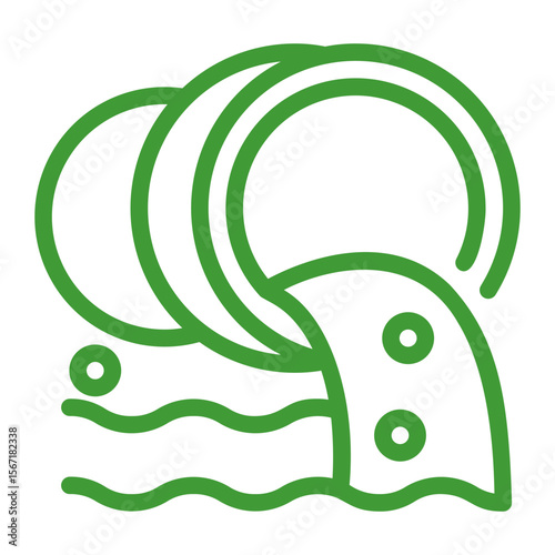 water pollution icon