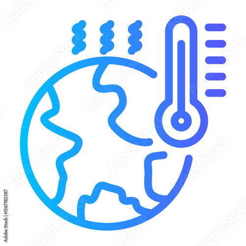 global warming icon