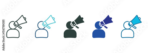 Inform Icon Set Multiple Style Of