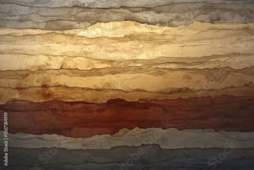 Abstract layered texture background in earthy tones